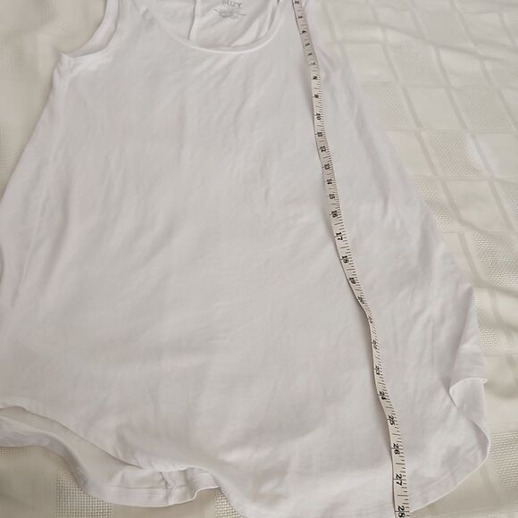 Women's White Sleeveless Top - Picture 4 of 12